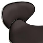 vidaXL Chaise de bureau Marron Similicuir