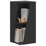 vidaXL Étagère latérale Noir 33 x 32 x 70 5 cm Bois d'ingénierie