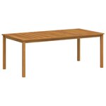 Ensemble de salle à manger de jardin 9 pièces vidaXL Noir Poly Rattan Acacia