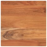 vidaXL Dessus de table 50x50x2 5 cm carré bois massif d'acacia
