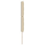vidaXL Tête de lit LED avec bandes LED Crème 144 cm tissu