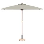 vidaXL Pied de parasol Jaune et Noir 45 x 45 x 40 cm Béton et Métal