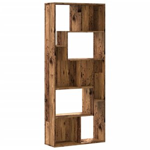 vidaXL Bibliothèque vieux bois 67x24x161 cm bois d'ingénierie