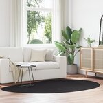 vidaXL Tapis "HUARTE" à poils courts doux et lavable noir 160x230 cm