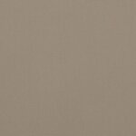 vidaXL Coussins de chaise à dossier haut lot de 2 taupe tissu oxford