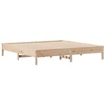 vidaXL Cadre de lit sans matelas 180x200 cm bois massif de pin