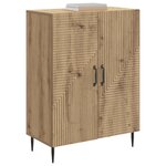 vidaXL Buffet Chêne artisanal 66 x 34 5 x 89 5 cm Bois d'ingénierie