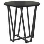 vidaXL Ensemble de tables d'appoint 2 Pièces Chêne noir 50 x 50 x 50.5 cm