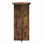vidaXL Support de Plante 2 pièces Chêne fumé 29 5 x 29 5 x 60 cm