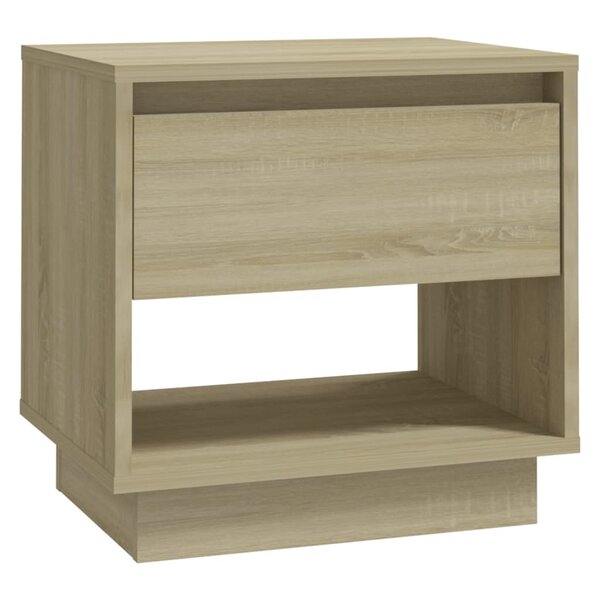 vidaXL Table de chevet Chêne sonoma 45x34x44 cm Aggloméré