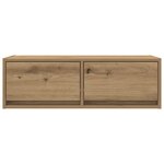 vidaXL Meuble TV 2 Pièces chêne artisanal 80x31x25 5 cm bois d'ingénierie