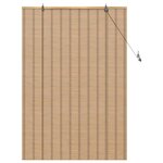vidaXL Stores et Occultants Marron Clair 120 x 160 cm Bambou