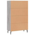 vidaXL Buffet haut sonoma gris 69 5x31x115 cm bois d'ingénierie