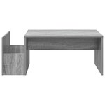 vidaXL Table basse Gris Sonoma 90 x 45 x 35 cm Bois d'ingénierie