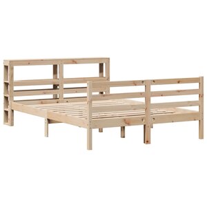 vidaXL Cadre de lit sans matelas 150x200 cm bois de pin massif