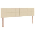 vidaXL Lit avec rangement et matelas avec matelas Crème 180 x 200 cm