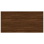 vidaXL Étagères murales 4Pièces chêne marron 100x50x1 5cm bois ingénierie