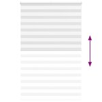 vidaXL Store zèbre blanc 150x230 cm largeur du tissu 145 9cm polyester