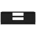 vidaXL Meuble TV chêne noir 102x30x36 cm bois d'ingénierie
