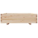 vidaXL Jardinière 90x90x26 5 cm bois de pin massif