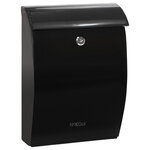 Boîte aux lettres en plastique Mininova E5334 Robuste Anticorrosion Noir