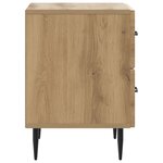 vidaXL Cabinet de chevet 2 pièces Chêne artisanal 43 x 34 5 x 47 5 cm