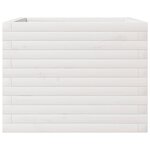 vidaXL Jardinière blanc 60x60x45 5 cm bois de pin massif