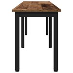 vidaXL banc Bois ancien 160 x 35 x 45 cm Bois d'ingénierie