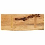 vidaXL Dessus de table 70x20x3 8 cm bord vif bois massif manguier brut