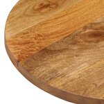 vidaXL Dessus de table 100x40x3 8 cm ovale bois massif de manguier