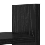 vidaXL Organisateur de bureau Chêne noir 50x15 5x35 5 cm Bois reconstitué