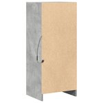 vidaXL Buffet avec LED gris béton 42 5x34x100 cm bois d'ingénierie