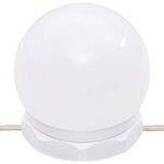 vidaXL Coiffeuse avec LED sonoma gris 130x50x132 5 cm