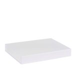 Boîte plate aimantée luxe blanc mat A5