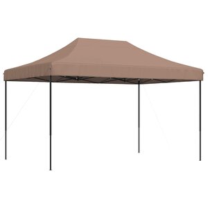 vidaXL Tente de fête 292 x 440 x 315 cm Marron Tissu Oxford