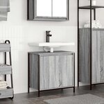 vidaXL Meuble de salle de bain avec lavabo 60x34 5x60 cm