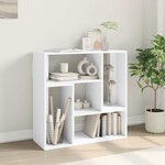 vidaXL Meubles TV 2 Pièces blanc 75x30x50 cm bois d'ingénierie