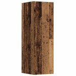 vidaXL Meubles TV muraux 5 Pièces vieux bois bois d'ingénierie