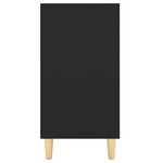 vidaXL Buffet noir 103 5x35x70 cm bois d'ingénierie