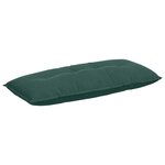 vidaXL Coussin de Dos Vert foncé 120 x 50 cm Tissu en velours côtelé