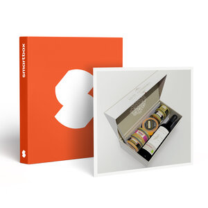 SMARTBOX - Coffret Cadeau Assortiment artisanal à domicile : foie gras terrines et vin rouge bio - Gastronomie