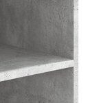 vidaXL Armoire murale gris béton 75x35x60 cm bois d'ingénierie