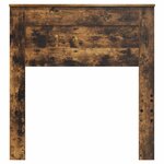 vidaXL Tête de lit Chêne fumé 100 cm Bois d'ingénierie
