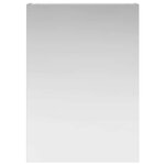 vidaXL Armoire Miroir de Salle de Bain Gris Sonoma 50 x 14 5 x 70 cm