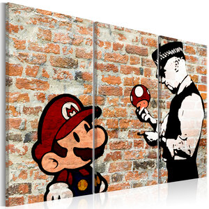 Tableau - caught mario l x h en cm 120x80