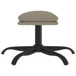 vidaXL Repose-pied Gris clair 60x60x36 cm Velours