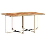 vidaXL Ensemble à manger de jardin et coussins 11 Pièces beige poly rotin