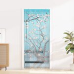 vidaXL Rideau de porte anti-insectes multicolore 200 x 90 cm Bambou