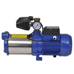 vidaXL Pompe à jet avec manomètre 1300 W 5100 L/h Bleu