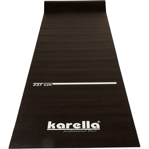 Karella 808701 - Tapis noir ECO-Star pour jeu de fléchettes